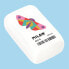 MILAN Box 24 Soft Synthetic Rubber Erasers Printed With Coloured Animal Geo Designs