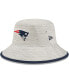 Фото #2 товара Men's Gray New England Patriots Distinct Bucket Hat
