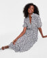 Women's Printed Tiered Midi Dresss, Created for Macy's