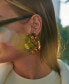 ფოტო #3 პროდუქტის 18k Gold-Plated Abstract Drop Earrings