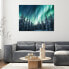 Leinwandbild Aurora borealis Landschaft