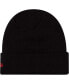 Фото #3 товара Big Boys and Girls Black Manchester United Essential Cuffed Knit Hat