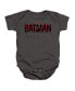 Baby Girls The Baby Logo With Red Bat Snapsuit