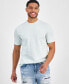 Фото #1 товара Men's Alphy Short Sleeves T-shirt