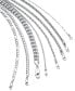 Фото #4 товара Macy's 14K White Gold or Rose Gold Flattened 16" Chain