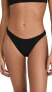 Solid & Striped 281893 Women's Bikini Bottoms, Blackout/Marshmallow, Size Small