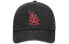 Фото #2 товара MLB 刺绣棒球帽纯棉 黑色 / Шапка MLB 32CPEF011