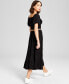 ფოტო #2 პროდუქტის Women's Pull-On Tiered Maxi Skirt