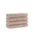 Luxury Turkish Hand Towels, 4-Pack, 600 GSM, Extra Soft Plush, 18x32, Solid Color Options with Dobby Border