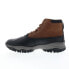 Фото #9 товара Florsheim Xplor Duck Boot 14344-009-M Mens Black Brown Leather Hiking Boots