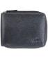 Men's Bellagio Collection Zippered Bifold Wallet with Removable Pass Case