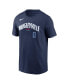 Фото #3 товара Men's Marcus Stroman Navy Chicago Cubs City Connect Name and Number T-shirt