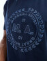 Фото #2 товара Marshall Artist embroidered short sleeve t-shirt in navy