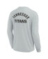 Men's and Women's Gray Tennessee Titans Super Soft Long Sleeve T-shirt