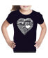 Girls Word Art T-shirt - LOVE IN 44 DIFFERENT LANGUAGES