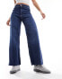 Фото #2 товара Mango baggy wide leg jeans in blue