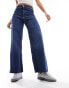 Mango baggy wide leg jeans in blue