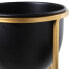 Planter Alexandra House Living Black Golden Metal 21 x 21 x 50 cm With support