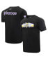Фото #1 товара Men's Black Minnesota Vikings Retro Striper T-shirt