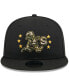 ფოტო #1 პროდუქტის Men's Black Oakland Athletics 2024 Armed Forces Day 9FIFTY Snapback Hat