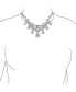 ფოტო #3 პროდუქტის Estate Jewelry Art Deco Style Baguette AAA CZ Clear Large Dangling Teardrops Bib Statement Bridal Collar Necklace For Women, Wedding