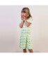Фото #4 товара Платье для малышей Bellabu Bear Девочки Платье с коротким рукавом на Пасхальный Остров зеленого цвета.