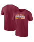 Фото #1 товара Men's Burgundy Washington Commanders Big and Tall Arc and Pill T-shirt