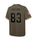 ფოტო #2 პროდუქტის Big Boys Darren Waller Olive Las Vegas Raiders 2022 Salute To Service Player Limited Jersey