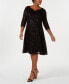ფოტო #1 პროდუქტის Plus Size Sequined Lace Dress