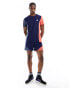 Фото #4 товара adidas Running Own The Run t-shirt in navy and orange