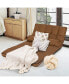 Foldable Floor Sofa Bed 6-Position Adjustable Couch