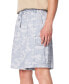 Men's Tonal Camouflage Drawstring Denim Cargo Shorts