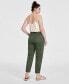 Women's Tapered Ankle-Length Cargo Pants, Created for Macy's