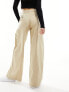 Фото #9 товара Levi's Pleated wide leg trouser in tan