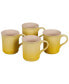 14 oz. Stoneware Set of Four Coffee Mugs