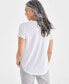Фото #4 товара Women's Graphic Short-Sleeve T-Shirt, Created for Macy's
