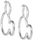 Mickey Mouse Hoop Earrings in Sterling Silver