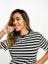 Фото #5 товара ASOS DESIGN ultimate t-shirt in black and white stripe