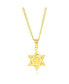 Фото #4 товара Stainless Steel Polished Star of David Necklace