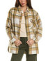 Фото #1 товара Monrow Plaid Flannel Jacket Women's