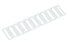 WAGO 793-4504 - Terminal block markers - 100 pc(s) - White