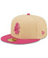 Фото #4 товара Men's Orange, Pink Chicago Cubs West Side Grounds Mango Passion 59FIFTY Fitted Hat