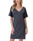 Фото #5 товара Women's Loose Fit V-neck Above the Knee Dress