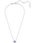 Swarovski constella Silver-Tone Crystal Necklace, 17-3/4"