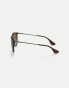 Ray-Ban erika classic phantos polarised sunglasses in tortoise with brown lens in light dark brown