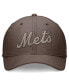 ფოტო #1 პროდუქტის Men's Brown New York Mets Statement Ironstone Performance SwooshFlex Hat