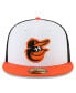 Фото #4 товара Men's White/Orange Baltimore Orioles National Baseball Hall of Fame 59FIFTY Fitted Hat