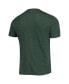 Фото #4 товара Пижама Concepts Sport мужская из серого меланжа с зеленым принтом NDSU Bison - футболка и брюки