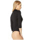 Фото #3 товара Only Hearts 252810 Womens Delicious Keyhole Bodysuit Black Size Small