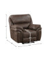 Фото #7 товара White Label Fleming 45" Power Reclining Chair